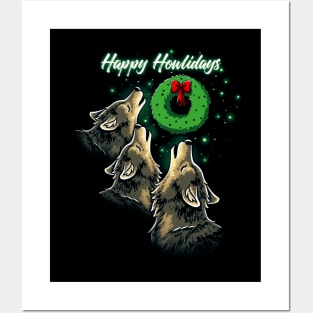 Happy Howlidays Posters and Art